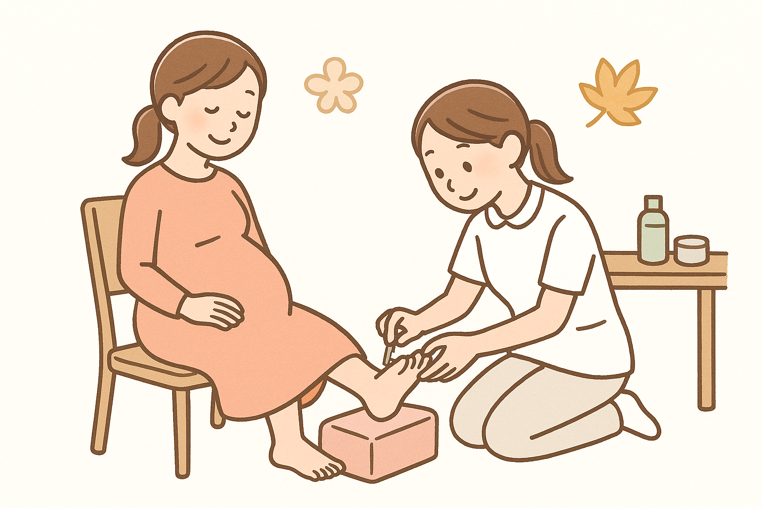 妊婦さん・ご高齢の方も安心♪足爪ケアで毎日を快適に