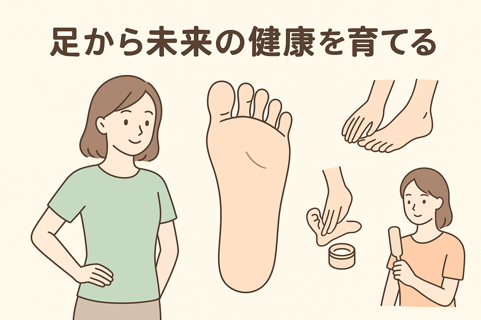 足から、未来の健康を育てる