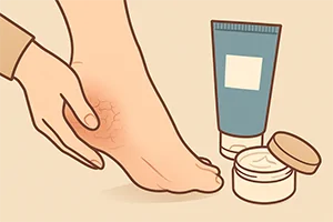 乾燥でひび割れるかかと対策!角質ケアと保湿のコツ