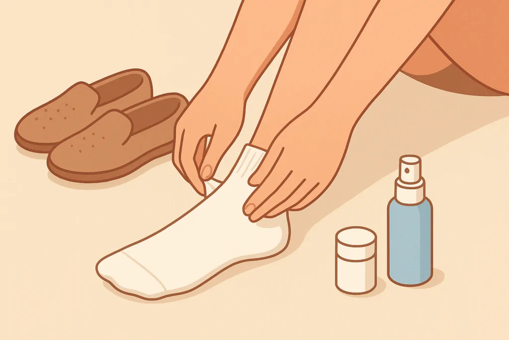 足の臭い対策、今日からできる簡単ケア