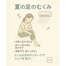 夏の足のむくみ、どうして起こるの?